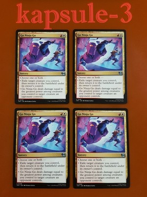 4x Go Ninja Go | Teenage Mutant Ninja Turtles | MTG Magic Cards