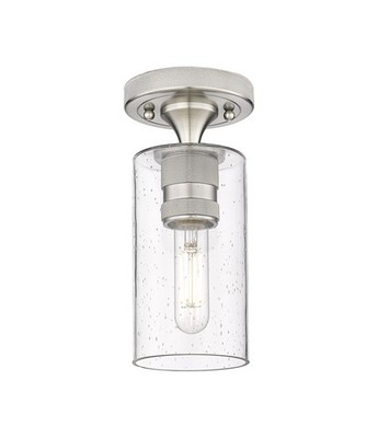 Innovations Lighting 434-1F-10-4 Crown Point Flush Crown Point - Nickel