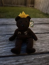 Salvino's Bamm Beanos Sammy Sosa 21 Plush Bear Beanbag Black 1998