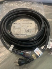 AC WORKS General Purpose Cords 25'Anti-Cold Lighted End Extension Cord Black