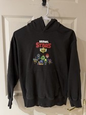 Zara Dark Gray Brawl Stars Game Youth Pullover Hoodie Size 9-10