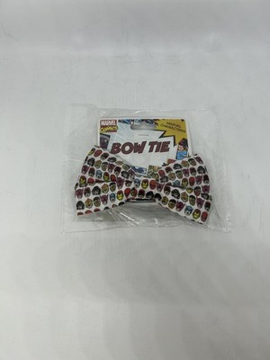 Marvel Comics Bow Tie Comic Characters Pattern New & Sealed