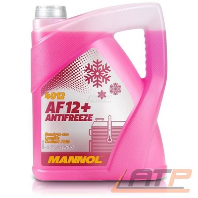 MANNOL 5 L LITER ANTIFREEZE AF12+ (-40°C) LONGLIFE KÜHLERFROSTSCHUTZMITTEL ROT