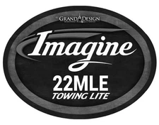 1 RV Trailer Camper Imagine 22MLE Grand Design Logo Decal Graphic 3085-2