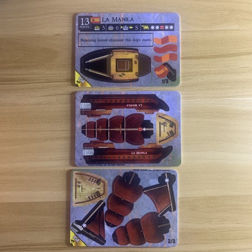 Wizkids Pirates Of The Mysterious Island CSG Rare Ship Card #058 LA MANILA