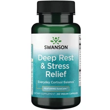 Swanson Deep Rest and Stress Relief - Featuring Karacalm 500 mg 60 Vegan Caps