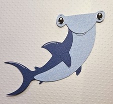 Little Hammerhead Shark. Scrapbook, Card Making Paper Piecing