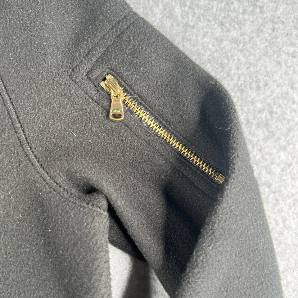 Suéter polar Lauren Active Ralph Lauren para mujer XS 1/2 cremallera negro EE. UU. Nuevo con etiquetas Foto 3 de 4