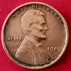1909 Lincoln Wheat Cent - Scarce XF  Semi-Key Date