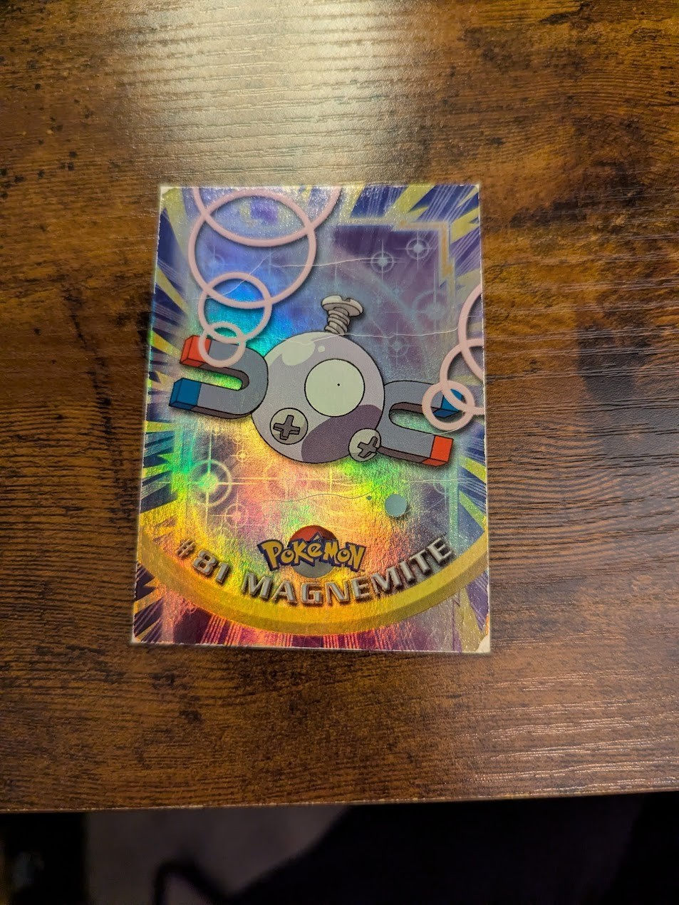 Magnemite #81 Topps TV Animation Edition Holo Pokemon Card