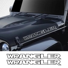 Aftermarket Jeep Wrangler Hood Side Vinyl Decal Motor Graphic Bonnet Sticker