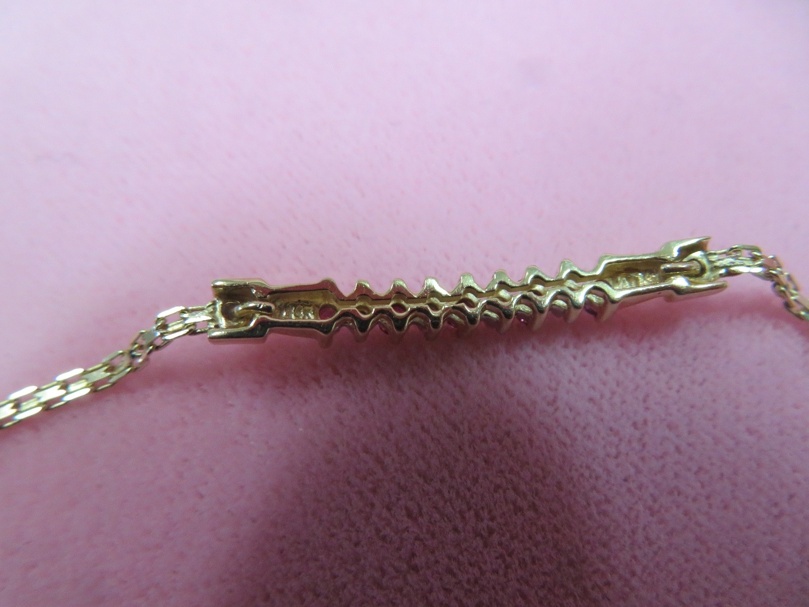 Vtg 14k Solid Yellow Gold Ruby Diamond Bismark Me… - image 8