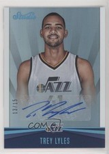 2016-17 Panini Studio Studio Signatures Teal /15 Trey Lyles #1 Auto