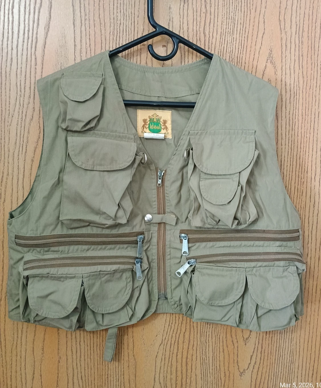 Ideal Fly Fishing Vest Large 42 - 44 Utility Pockets Sports Fisherman Green USA
Opens in a new windo