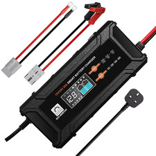 ECO-WORTHY 20A 12V/24V Lithium LiFePO4 Battery Charger Smart for Lithium AGM STD