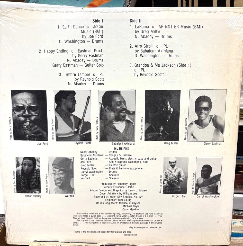 Timbre Tambre Rey Scott , Private Pressing, Black Soul Jazz,  Very Rare - Image 2 of 2