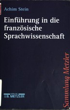 Einführung in die französische Literaturwis...