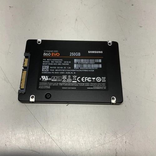 Samsung 860 EVO V-NAND SSD MZ-76E250 250GB SATA 2.5" MZ7LH250HAHQ