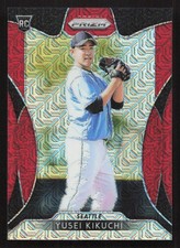 2019 Panini Prizm Yusei Kikuchi Red Mojo Prizm #/299 RC Rookie #282 Card