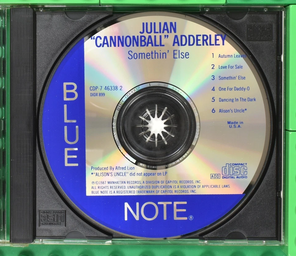 Cannonball Adderley - Somethin' Else - Blue Note - CD - Bild 3 von 4