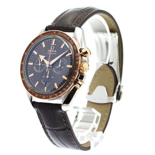 OMEGA SPEEDMASTER BROAD ARROW 321.93.42.50.13.001 42mm SS Brown #C2586
