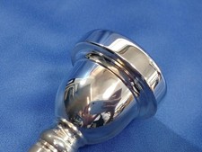 YAMAHA 48 Trombone Mouthpiece - Compatible with Euphonium, Small Shank, Silver