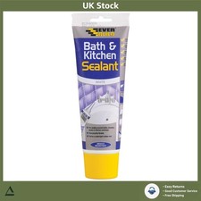 Versatile 200ml White Sealant for Kitchen & Bathroom - Easy Squeeze, Waterproof