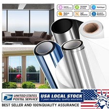 One Way Mirror Tint Window Film Privacy Protect UV Reflective Sun Block For Home