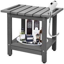 Shower Bench, HDPE Waterproof Shower Chair for Inside Shower Heavy-Duty Bat...