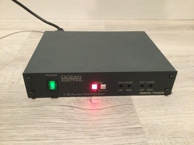 Ocean Matrix OMX-7026 1:8 Analog Audio Distributor, Green Phoenix Connectors