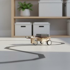Folge-Auto Bausatz Holzmaterial Lehrmittel f&uuml;r Schulprojekte, Heimunterricht