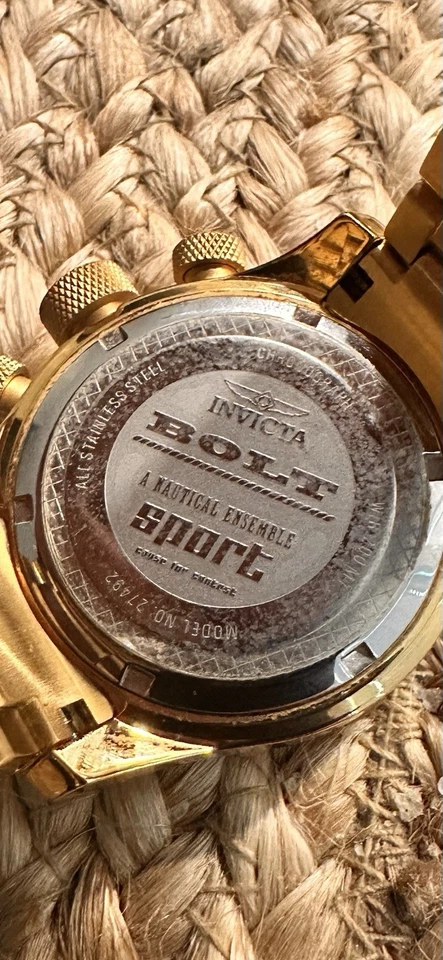 Invicta Bolt Chronograph Quartz White Dial Ladies Watch 27492 - Image 3 of 3