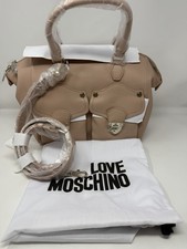 Love Moschino Small Grain Handbag Pink JC4161PP0OKE0601 Gold Hardware