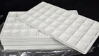 12 x Brand New 36 Slot Storage Felt Tray Lot - Gemstones, Rings, Coins, & More!