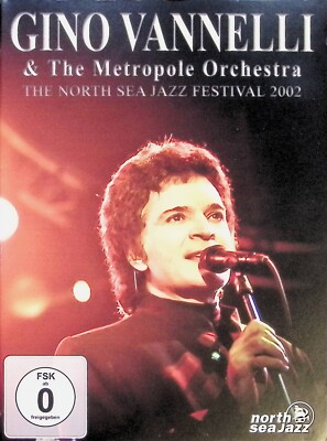 GINO VANNELLI & METROPOLE ORCHESTRA Music DVD HIQ NORTH SEA JAZZ FESTIVAL 2002