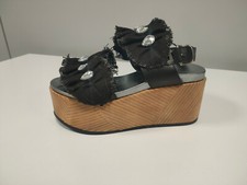 Sandali Donna Lusso Silvia Rossini 36 Neri 149 Euro  Zoccoli Scarpe