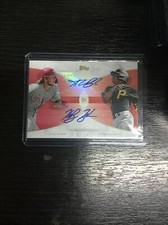 2021 Topps On Demand Dynamic Duals Alec Bohm Ke'Bryan Hayes RC Red /10 Auto SP