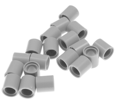 LEGO Technik - 20 Pin Verbinder Hülsen 1x1x1 hellgrau / 18654 NEUWARE 