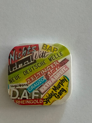 Spider Murphy Gang New Deutsche Welle D.A.F. vintage logo music button group