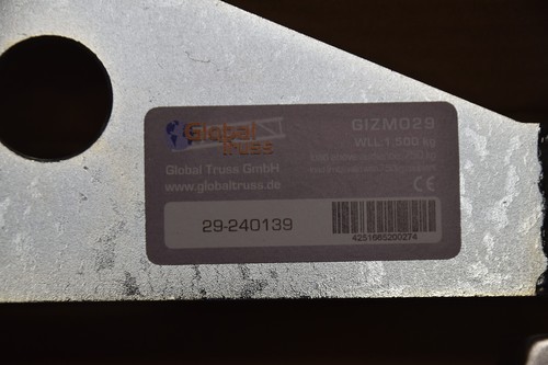 Global Truss GIZMO F33/F34 verzinkt 750kg Neu Inkl. Rechnung - Afbeelding 2 van 4