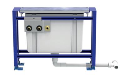 Sanit Wannenrand Element Montageblock Grundkörper für Wannenrandarmaturen