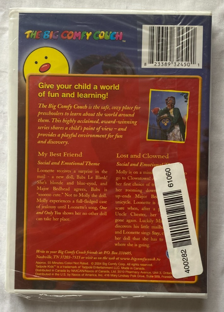 Big Comfy Couch: Comfy & Joy & Jump for Joy [DVD](中古品) Buy Big Comfy Couch, The - Comfy Joy/Jump for Joy (DVD, 2003
