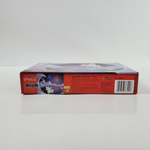 Coca Cola 100 Piece Jigsaw Puzzle Polar Bears Three Cheers 2002 #86499 - Picture 4 of 7