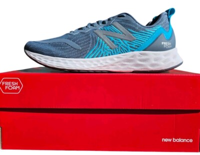 NEW BALANCE MTMPOCG GRAY BLUE FRESH FOAM MENS RUNNING SHOES ---NEW IN BOX---