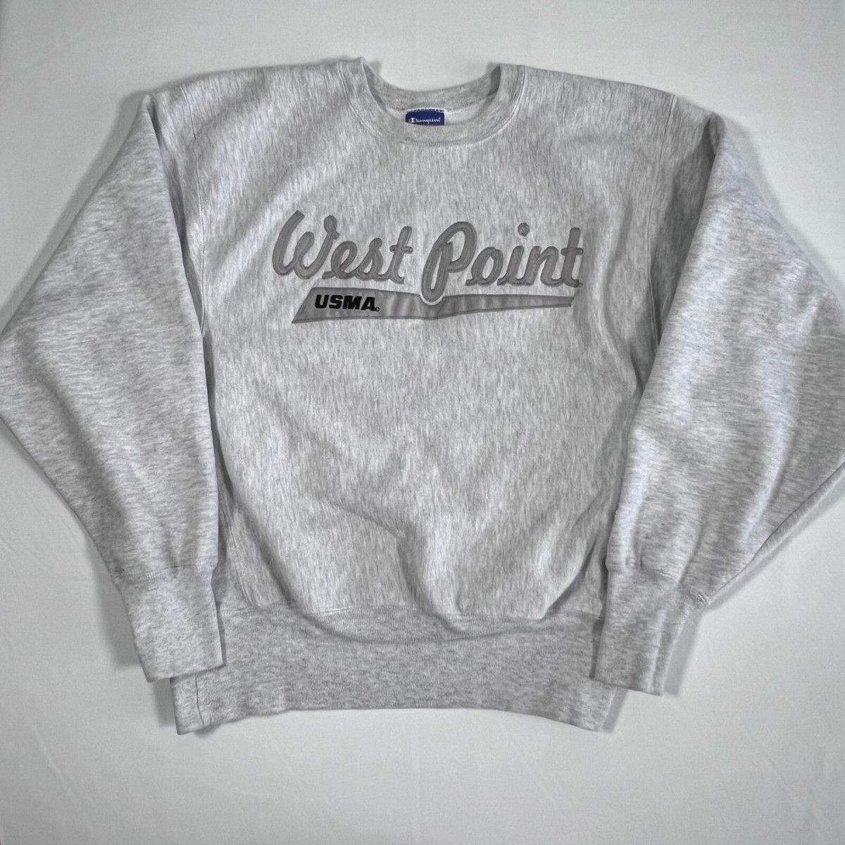 t*a様 champion USMA REVERSE WEAVE SWEAT P Champion Reverse Weave West Point USMA Med Gray Crew Neck Military