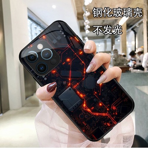 Circuit Board LED Light up Phone Case Cover for Samsung S25 Ultra S24 S22 Note20 - Picture 4 of 18