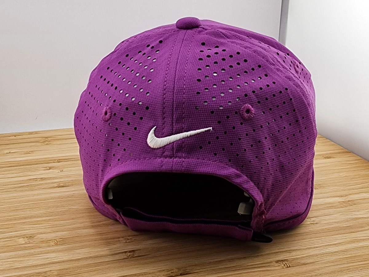 Nike Golf Aerobill Hat Womens OS Pink Excellent Perforated Adjustable 639635-668 Nike Golf Women main image 4