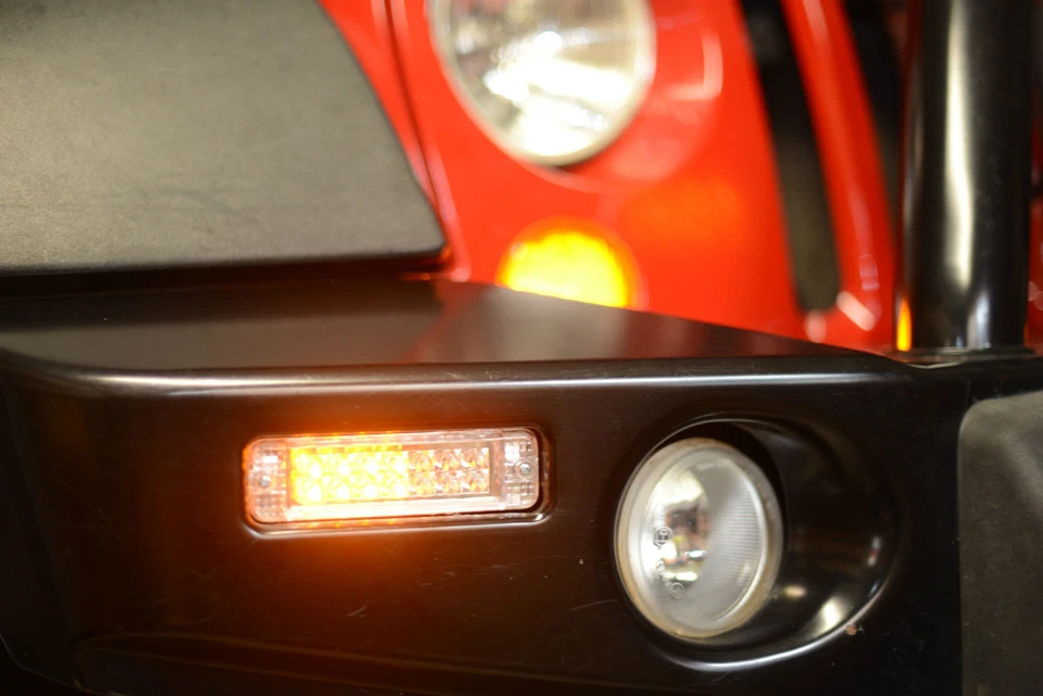 PAIR of LED Indicators, Signals + DRL or Park lights For ARB Bullbars 135 x 38mm - Image 4 of 4