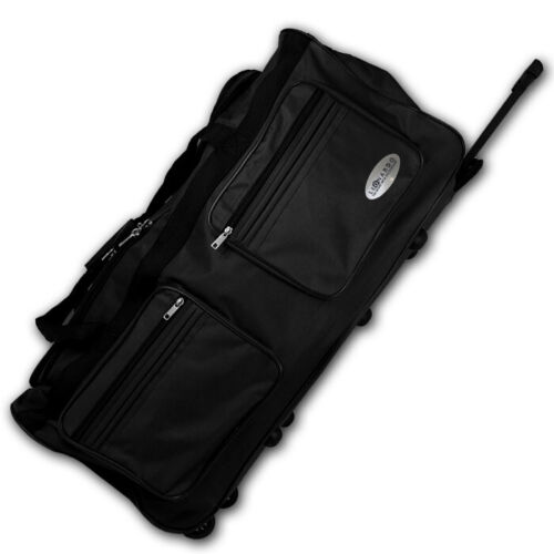 XXL Trolleytasche Reisetasche Sporttasche Bag Trolley Tasche Koffer black 160L - Bild 1 von 4