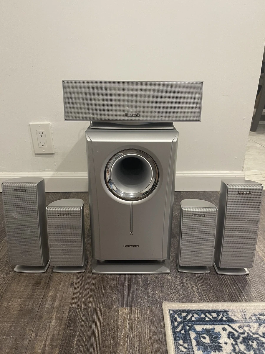 Panasonic Active subwoofer ★SB-TW50★ Preços baixos em Sistema Panasonic Cinza 5.1 Alto-falantes, Caixas